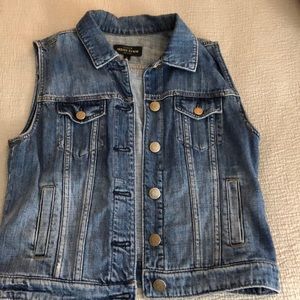 J CREW JEAN VEST